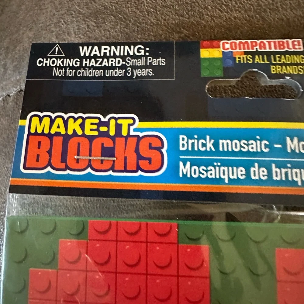 🌵 3/$15 Make-It Blocks Brick Mosaic 173 pc Heart Mom (see description)